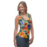 Débardeur pour femme - Fleurs d'Ibérie | Drese Art