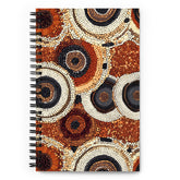Ethnic patterned spiral notebook with the Sacred Earth artwork by Drese Art