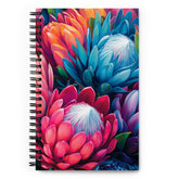 Floral spiral notebook with the Floral Radiance artwork by Drese Art