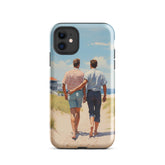 Coque iPhone® - Promenade sur la plage | Drese Art