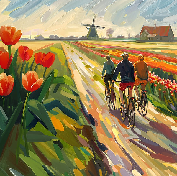 Champs de tulipes