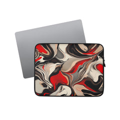 Laptop Sleeve - Crimson Flux | Drese Art