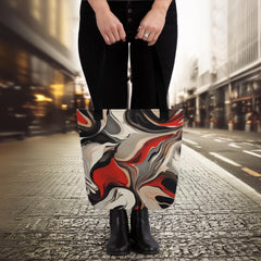 Tote Bag - Crimson Flux | Drese Art