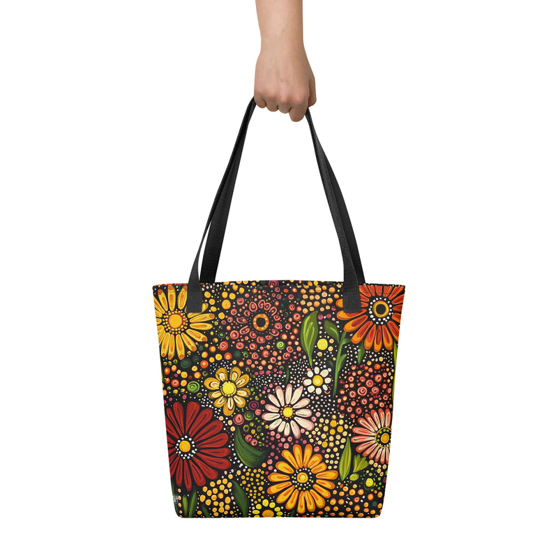 aboriginal-floral-tote-bag-flourishing-earth-drese-art-2