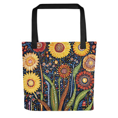 aboriginal-floral-tote-bag-sunlit-dreaming-drese-art-5