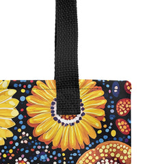 aboriginal-floral-tote-bag-sunlit-dreaming-drese-art-7