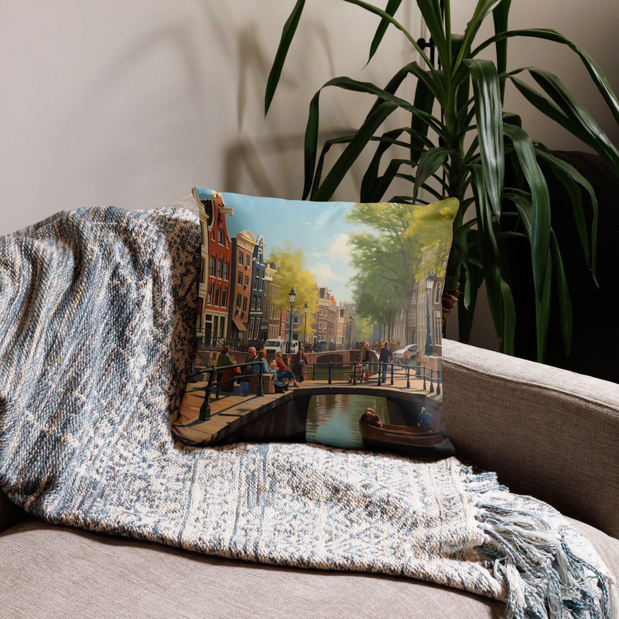 Coussin - Canal d'Amsterdam | Drese Art