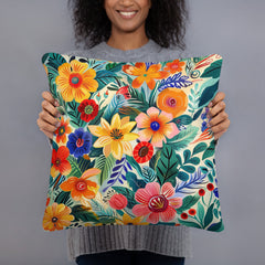 Coussin - Fleurs d'Ibérie | Drese Art
