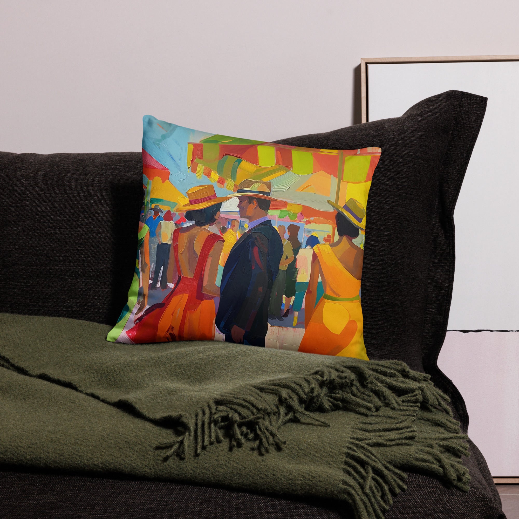 Throw Pillow - Colors of Seville | Drese Art