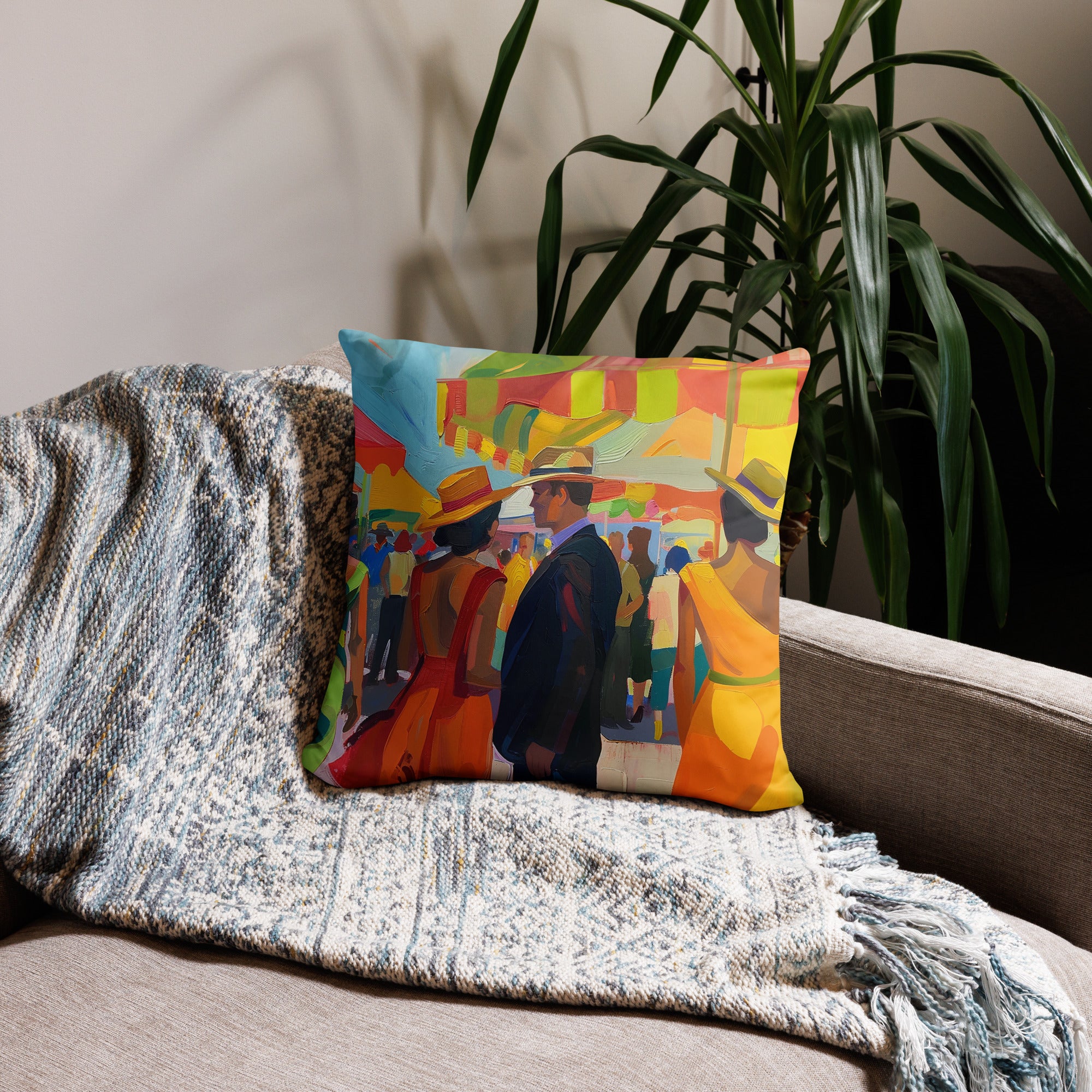 Throw Pillow - Colors of Seville | Drese Art