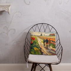 Coussin - Champs de tulipes | Drese Art