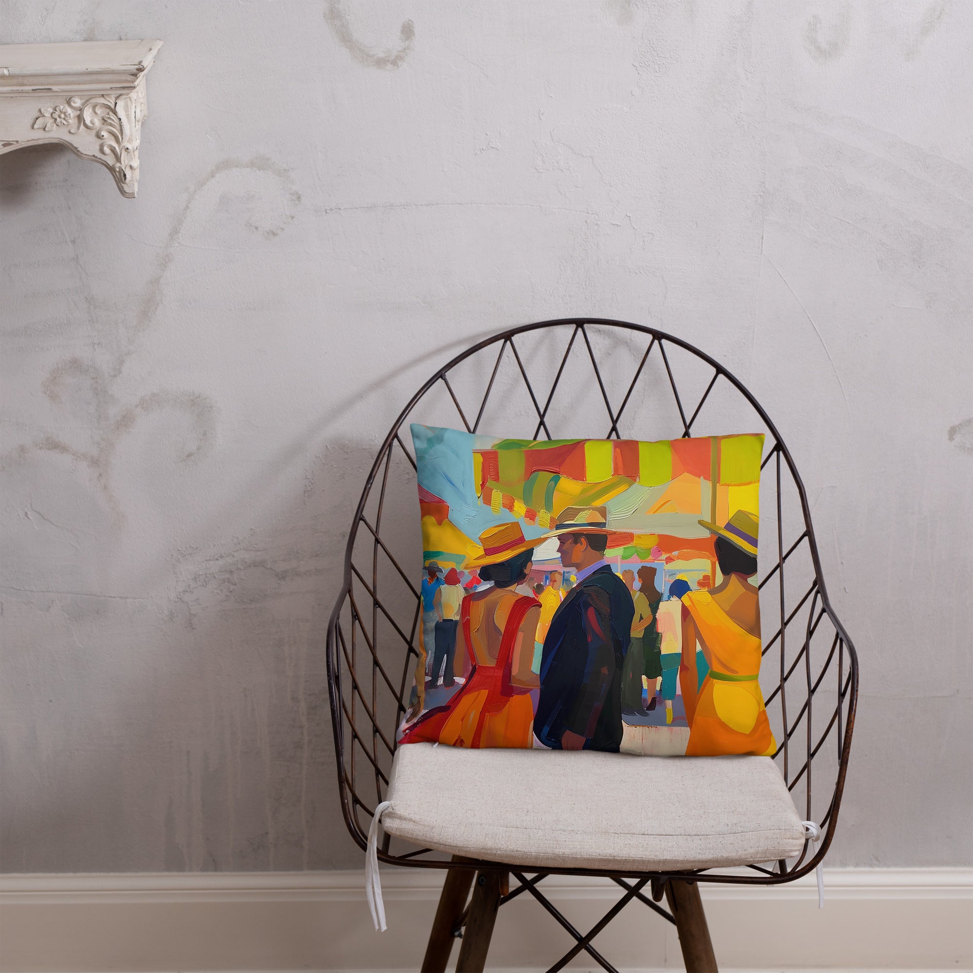 Throw Pillow - Colors of Seville | Drese Art