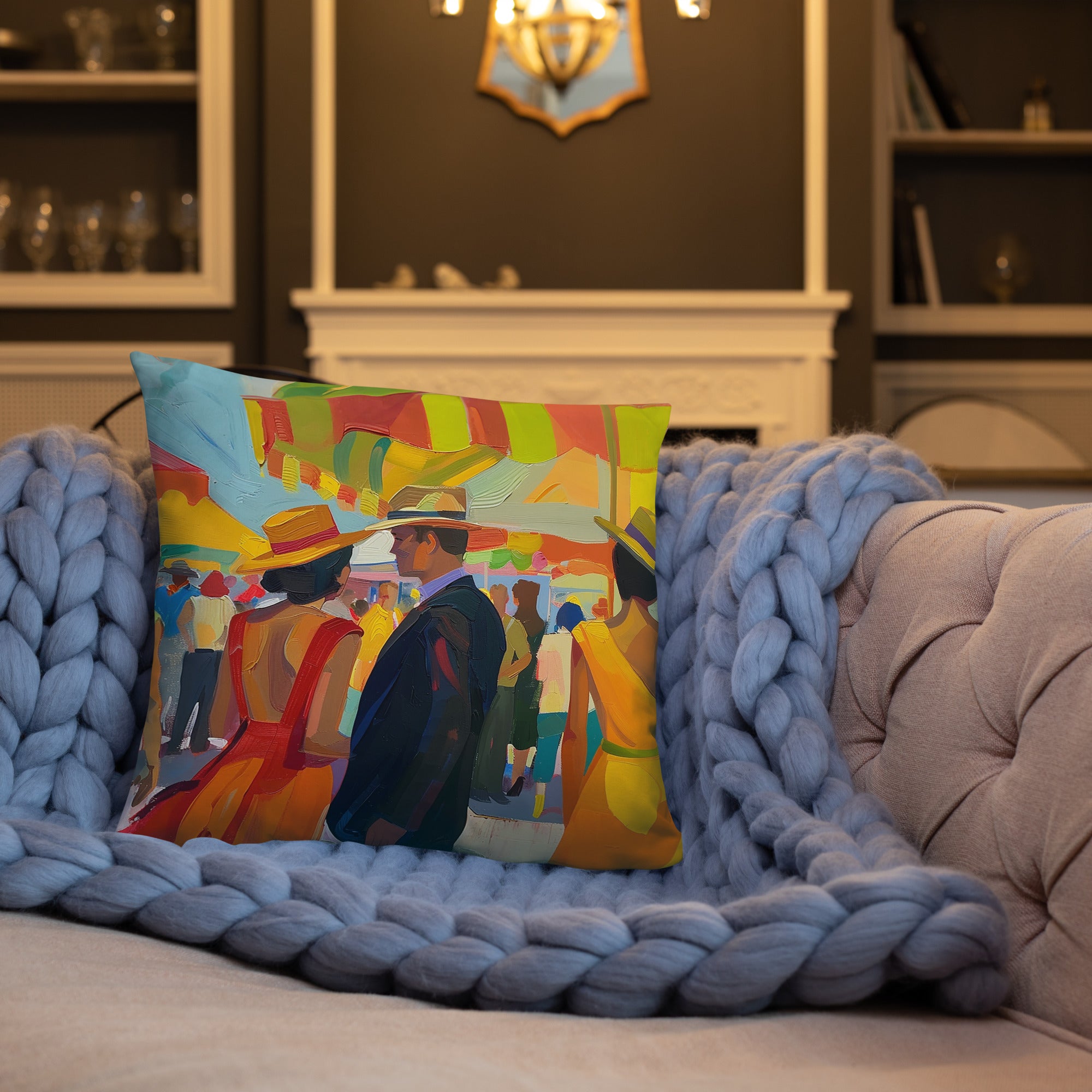 Throw Pillow - Colors of Seville | Drese Art