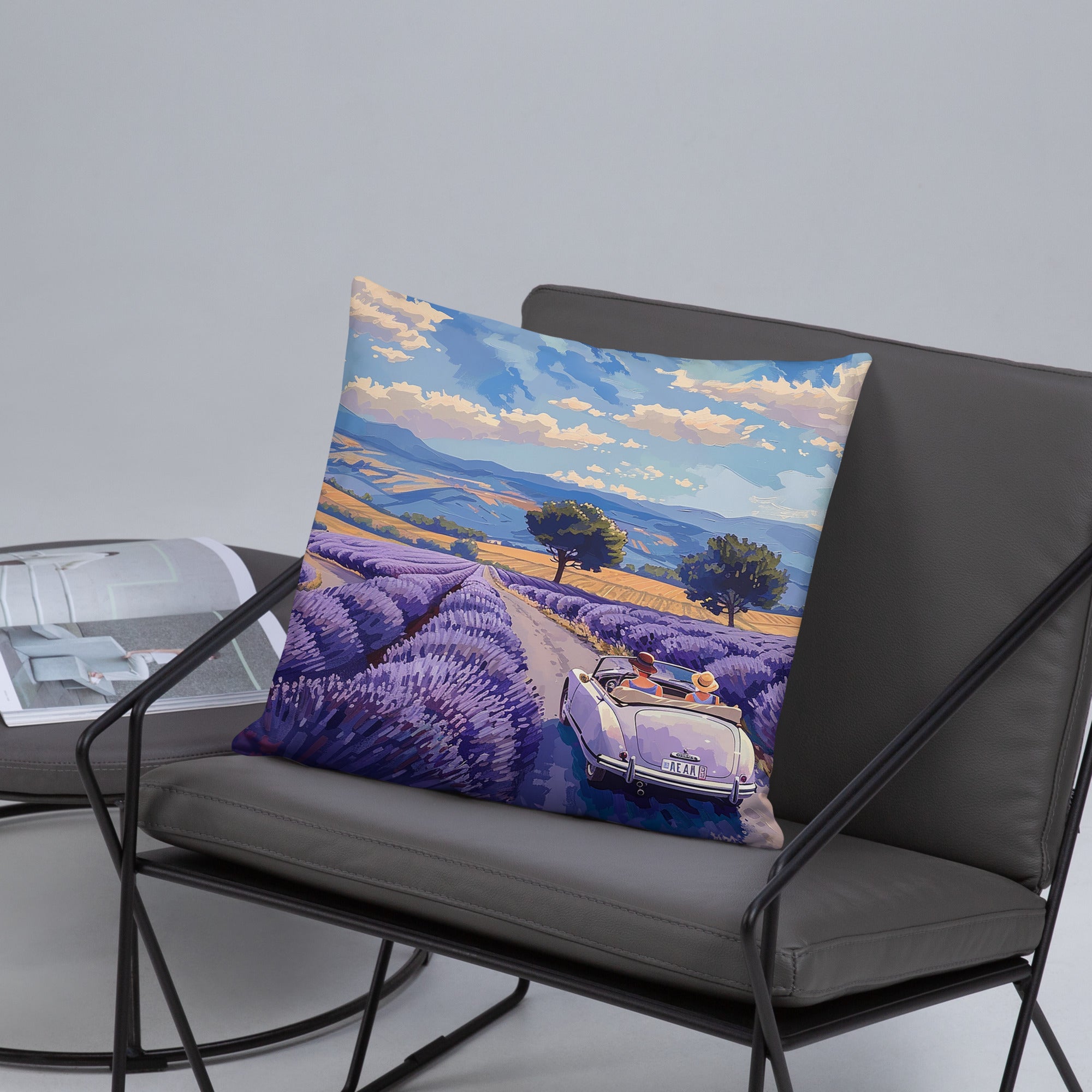 Throw Pillow - Lavender Hills | Drese Art