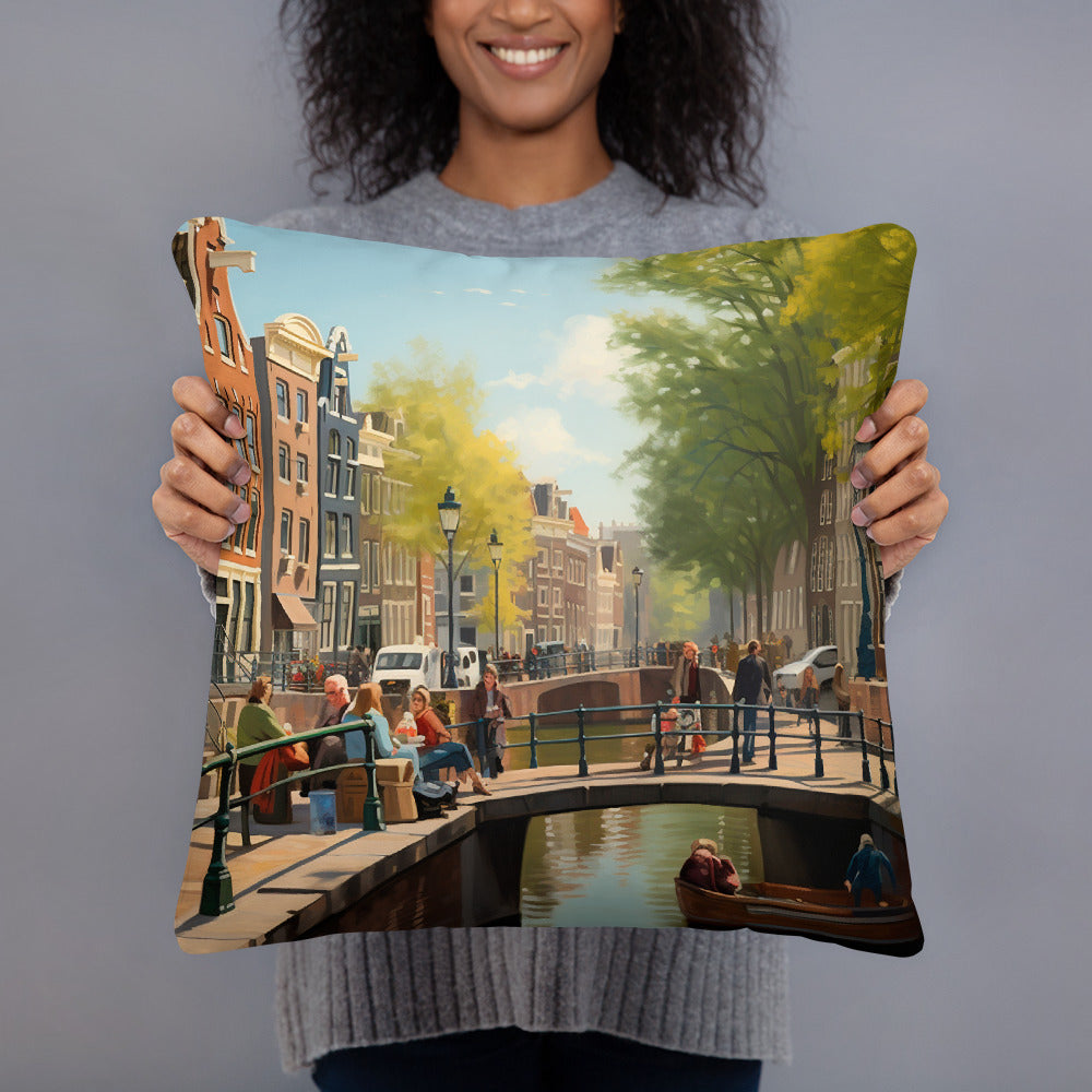 Coussin - Canal d'Amsterdam | Drese Art