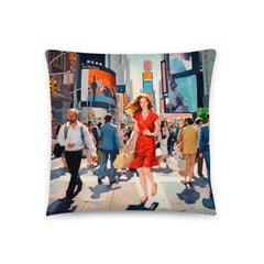 Throw Pillow - New York Frenzy | Drese Art