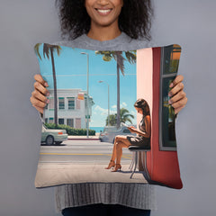 Throw Pillow - Miami Moment | Drese Art
