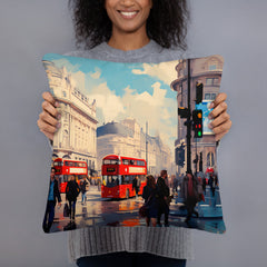 Coussin - Scène de Londres | Drese Art