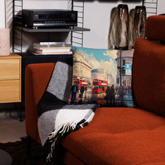 Coussin - Scène de Londres | Drese Art