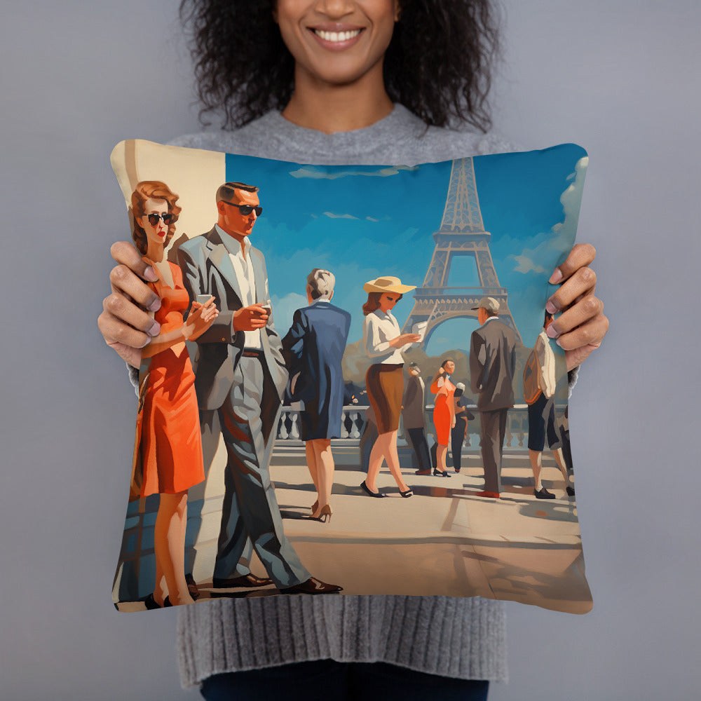 Throw Pillow - Paris Tour Eiffel | Drese Art