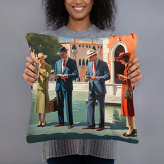 Coussin - Scène de Venise | Drese Art