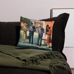 Coussin - Scène de Venise | Drese Art