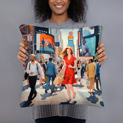 Throw Pillow - New York Frenzy | Drese Art