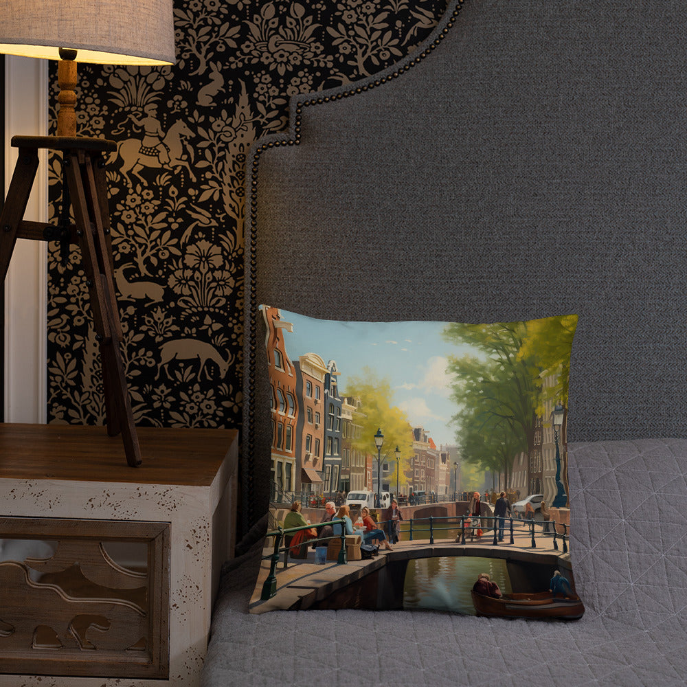 Coussin - Canal d'Amsterdam | Drese Art