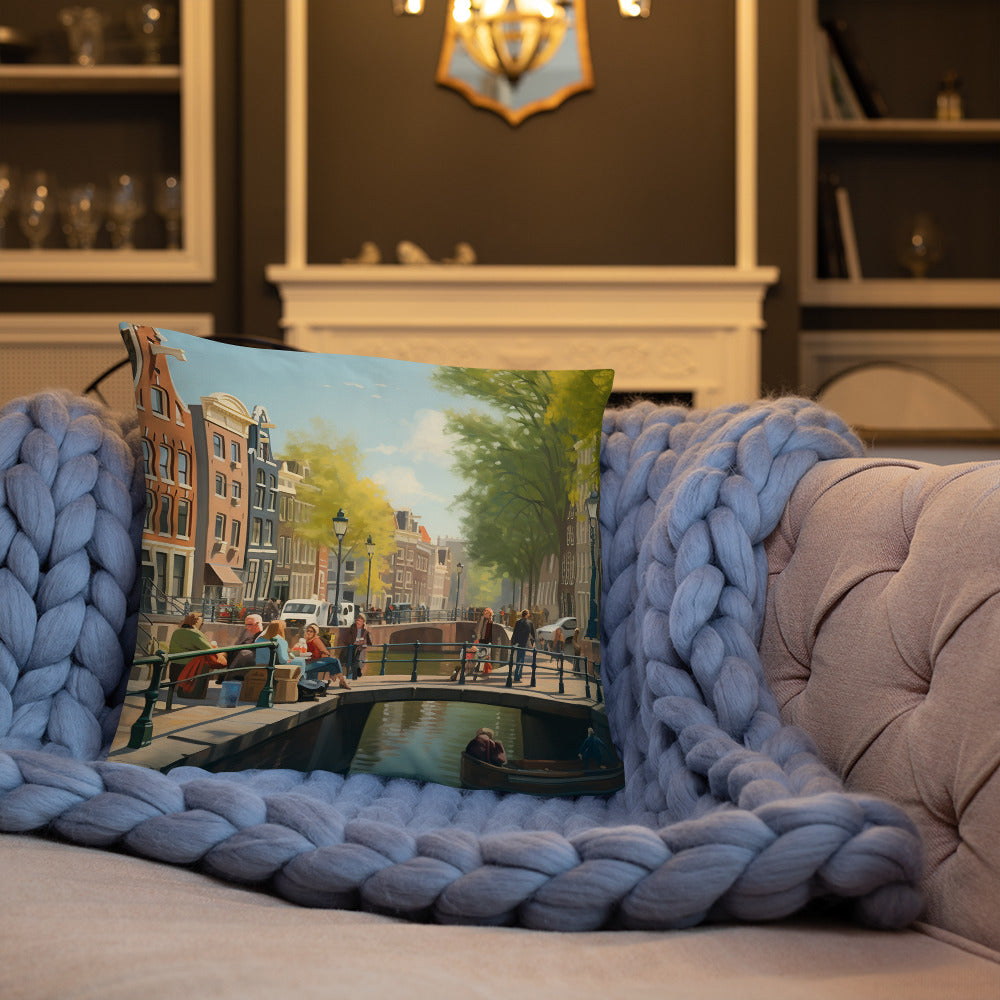 Sierkussen - Amsterdamse gracht | Drese Art