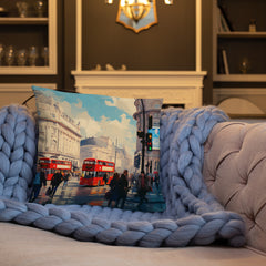Coussin - Scène de Londres | Drese Art
