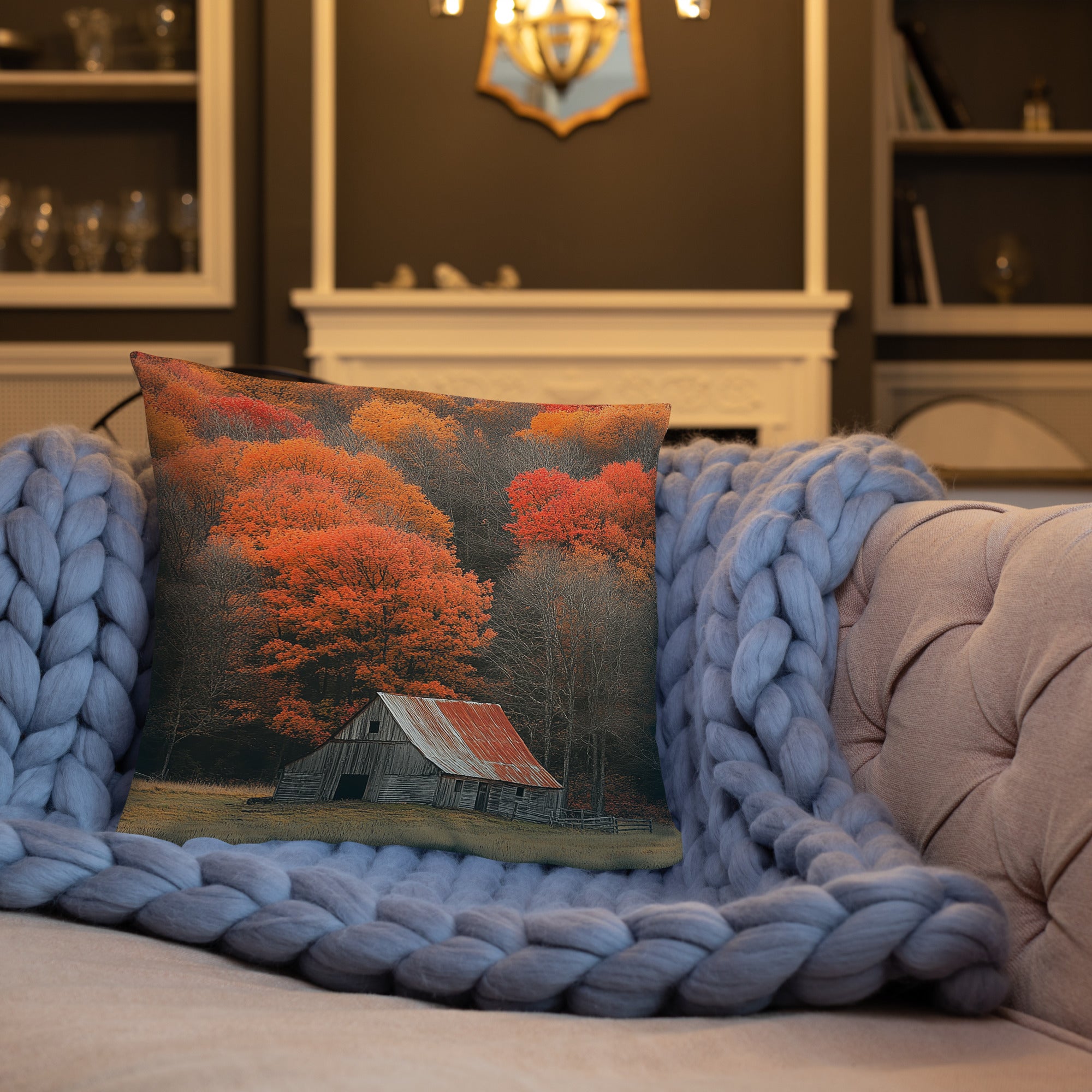 Throw Pillow - Autumn Refuge | Drese Art