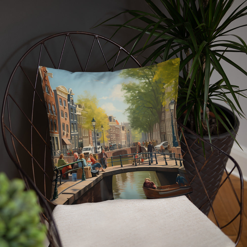 Sierkussen - Amsterdamse gracht | Drese Art