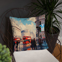 Coussin - Scène de Londres | Drese Art
