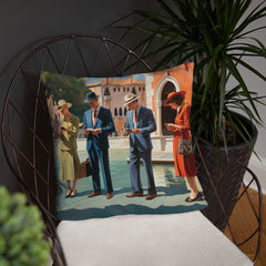 Coussin - Scène de Venise | Drese Art