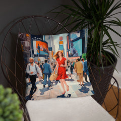 Throw Pillow - New York Frenzy | Drese Art