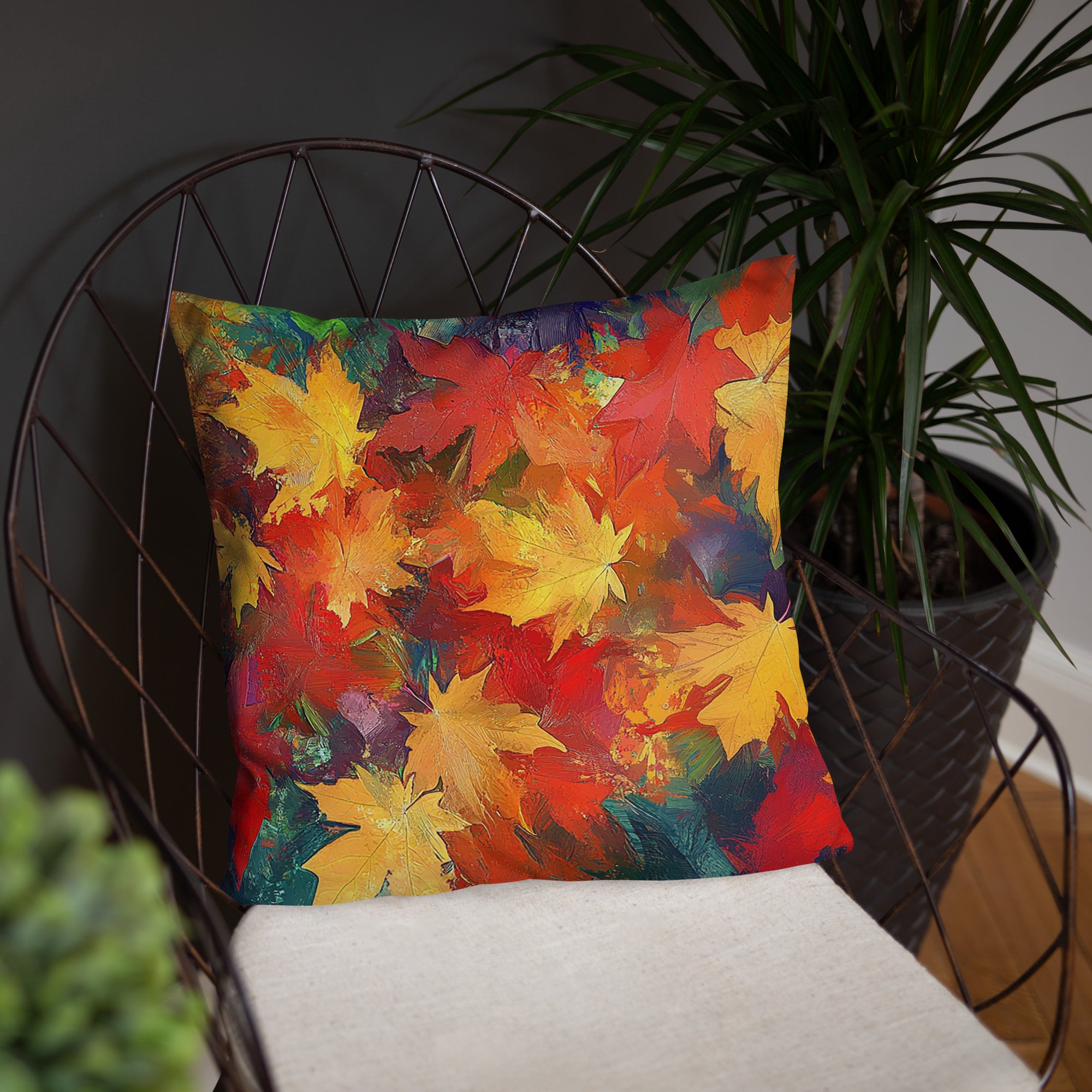 Throw Pillow - Autumn Dance | Drese Art