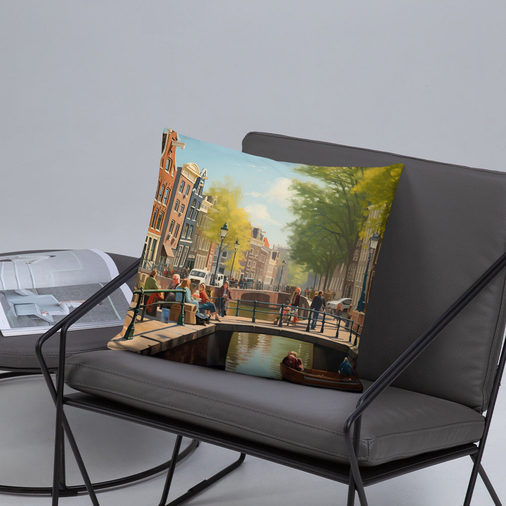 Coussin - Canal d'Amsterdam | Drese Art