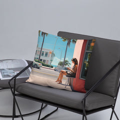 Throw Pillow - Miami Moment | Drese Art