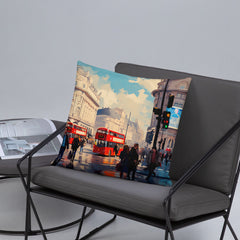 Coussin - Scène de Londres | Drese Art