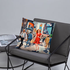Throw Pillow - New York Frenzy | Drese Art