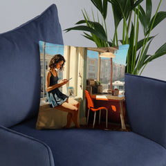 Coussin - Sérénité de San Francisco | Drese Art