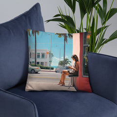 Throw Pillow - Miami Moment | Drese Art
