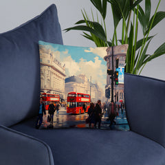 Coussin - Scène de Londres | Drese Art