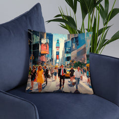 Throw Pillow - New York Pulse | Drese Art