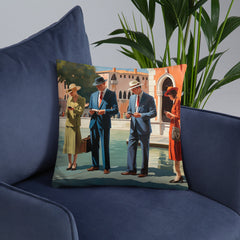 Coussin - Scène de Venise | Drese Art