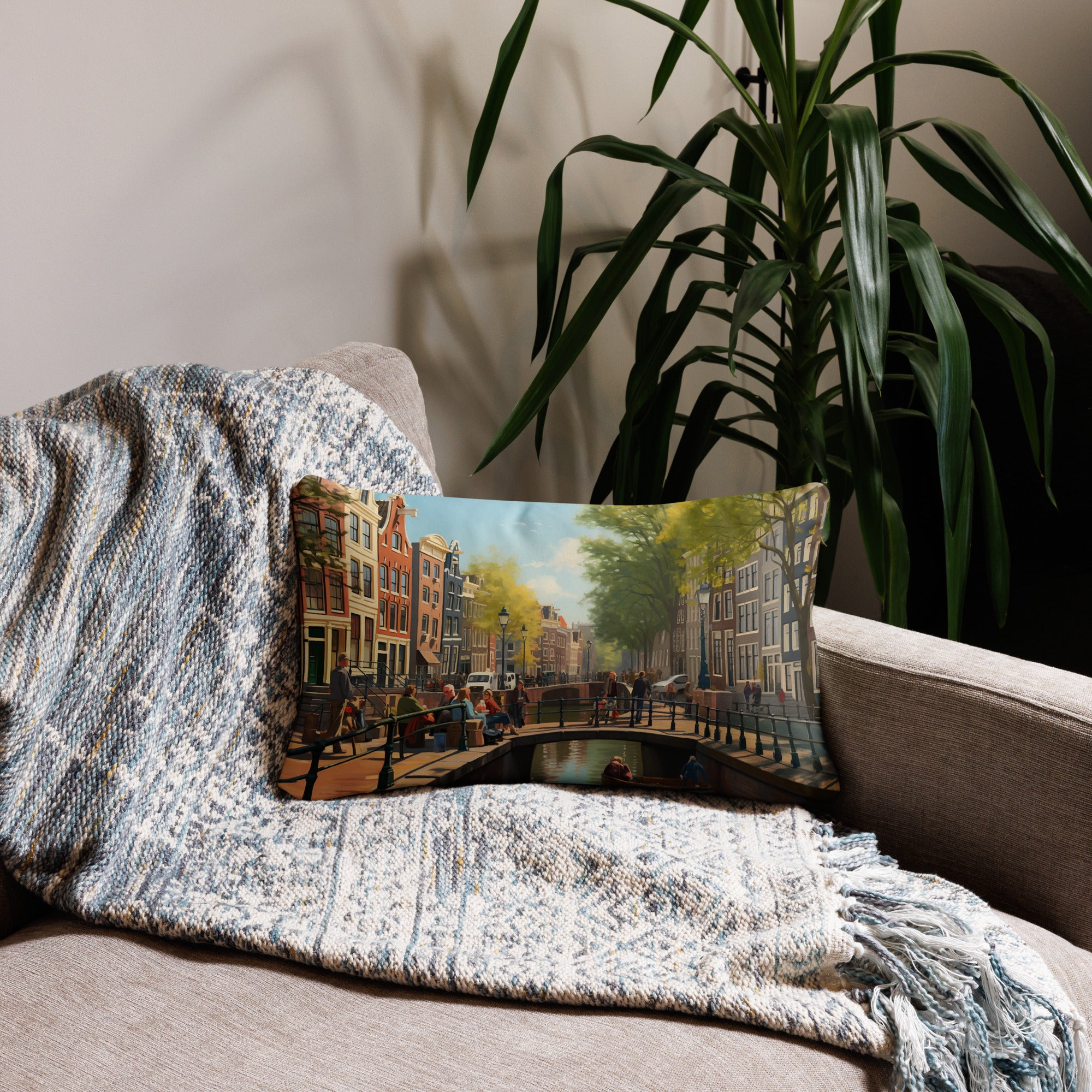 Coussin - Canal d'Amsterdam | Drese Art