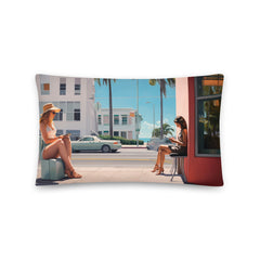 Throw Pillow - Miami Moment | Drese Art