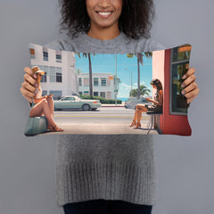 Throw Pillow - Miami Moment | Drese Art