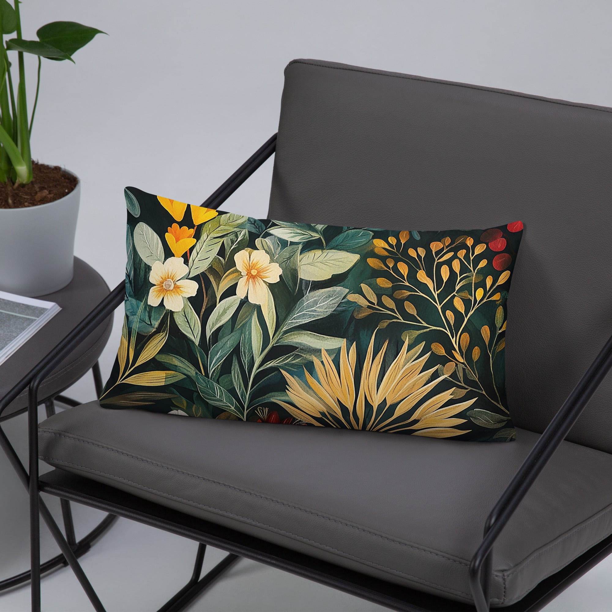 Throw Pillow - Midnight Bloom | Drese Art