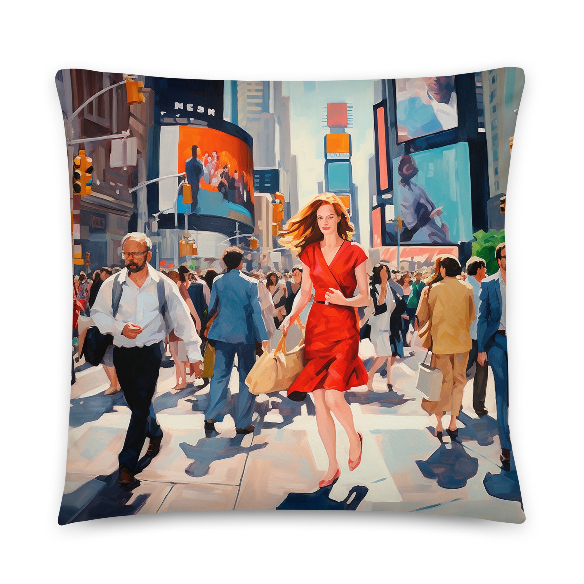 Throw Pillow - New York Frenzy | Drese Art